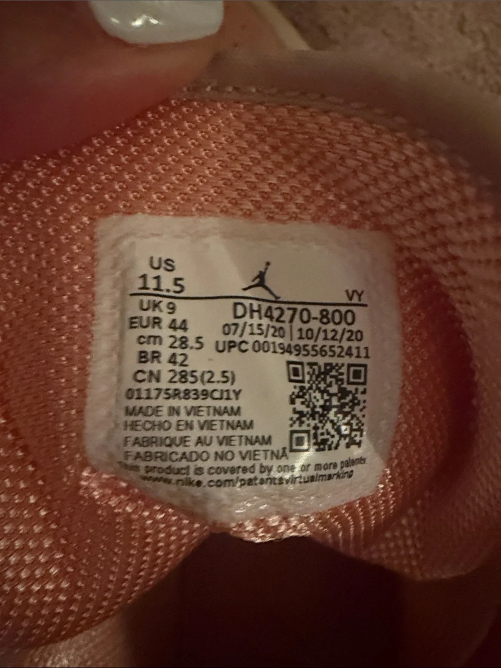 Jordan Women's Mid Sneaker “Apricot”